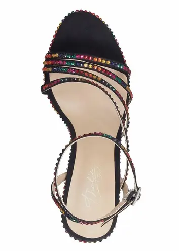 Thalia Sodi Thalía Sodi Livy Black Rhinestone Heels 8.5M