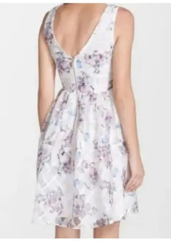 Maeve Anthropologie by: Peony Floral Organza Garden Dress in White Size: 2 (XS)