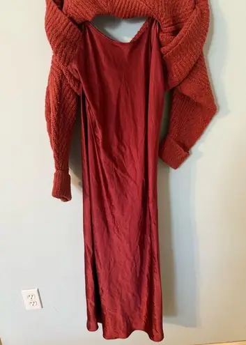 Anthropologie Mare Mare Layered Sweater Slip Dress | Size Large