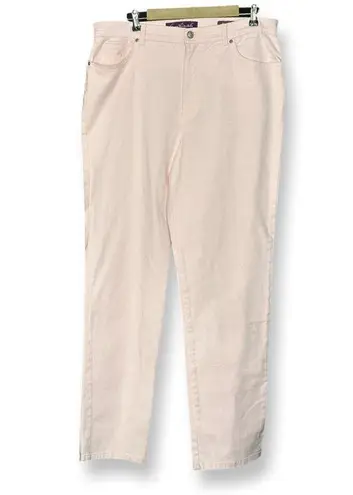 Gloria Vanderbilt Amanda High Rise Tapered Jean Wispy Pink