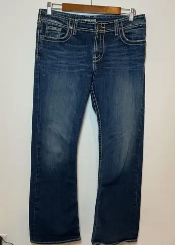 BKE "Wendi" Bootcut Jeans Womens Size 30x31.5 Dark Wash Denim Stretch