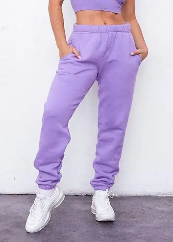 Set Active Sweatpants Purple Size M