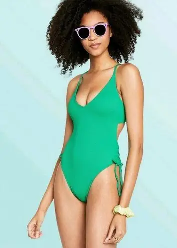 Stoney Clover Lane x Target Women's V-Neck Textured One Piece Swimsuit