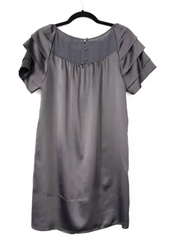 Walter Baker Walter x Gray Silk Satin Shift Dress Size Medium