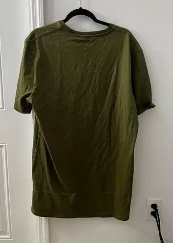 ZARA Olive Green Long Length Shirt