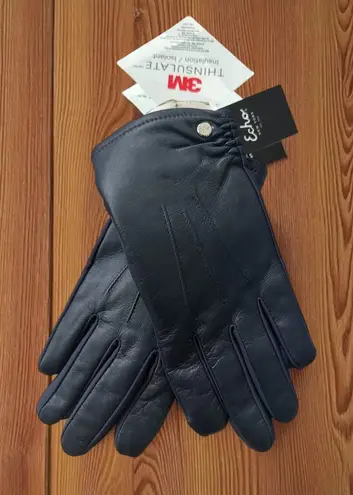 ECHO DESIGN Women's Navy Blue Gloves Size Large NEW NWT