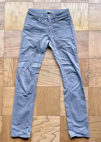 Acne Studios Hep Jean, Size 27/32, Used Twill Grey Wash