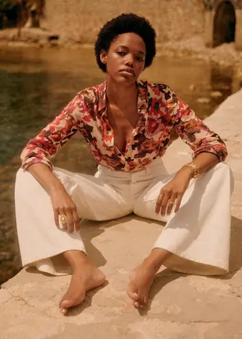 Covington Floral Button Down