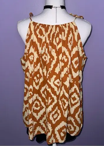 Haute Hippie NWT Orange and Cream Tank Top
