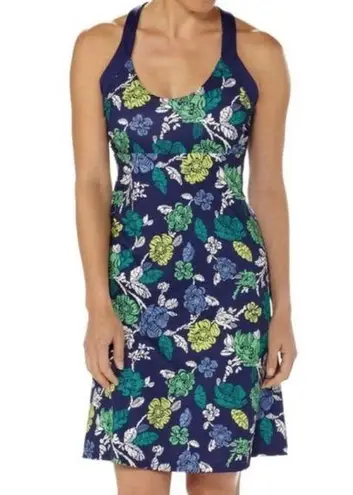 Patagonia  Morning Glory Liberty Floral Built In Bra Exercise Dress Granola