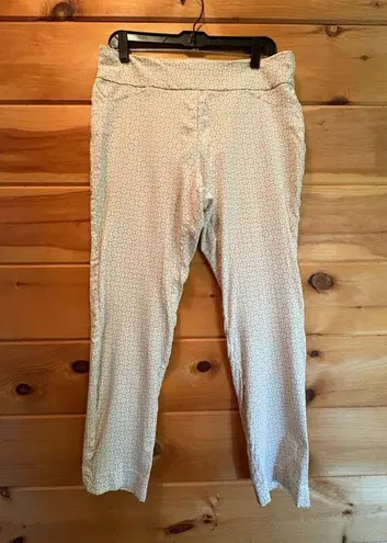 Charter Club Cream Ankle Pants Cambridge Slim. 12P. Super comfortable!