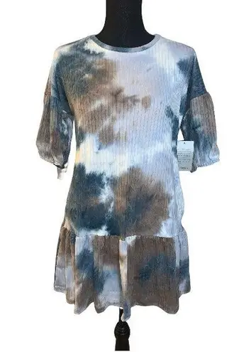 Velvet Torch Peplum Tunic Top