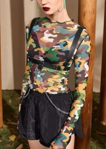 Suspender Harness Chains O Rings Belt New