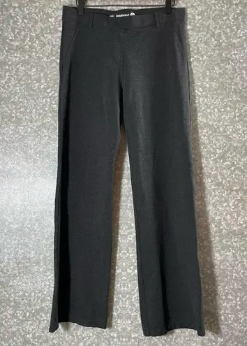 Betabrand Charcoal Gray Pull On Dress Pants Yoga Pants - Size Large - Mid Rise