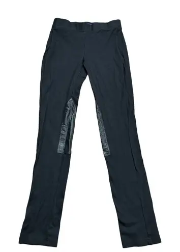 NYDJ Womens Leggings Size 2 Faux Leather Detail