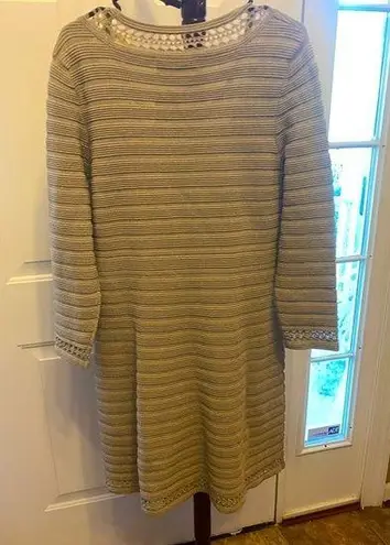 Karl Lagerfeld GOLD SWEATER DRESS MEASUREMENTS PROVIDED
