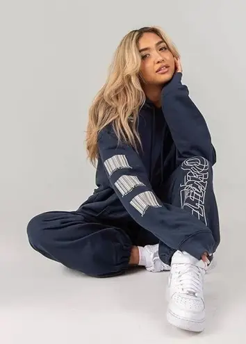 ✨The Mayfair Group It Costs Zero Dollars Graphic S/M Sweatpants✨ Blue