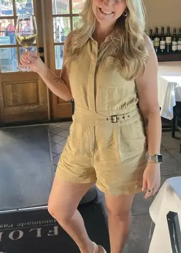 Jason Wu X RTR Tan Belted Romper Size 2