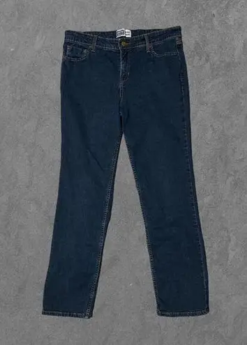 SIGNATURE BY LEVI STRAUSS | Mid Rise Straight Medium Wash Blue Jeans 14 Medium