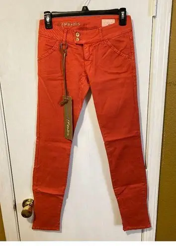 MET Chino & Friends women's size 24 slit ankle skinny chino pants 25x31