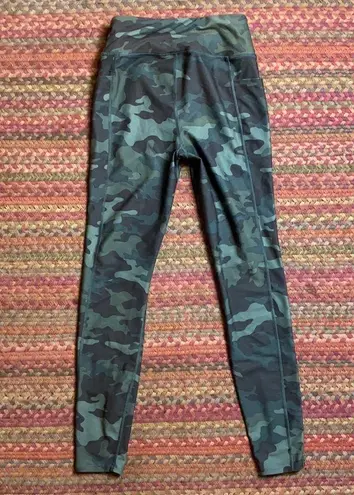 Athletic Works  ARMY PRINT SIDE POCKET LEGGINGS