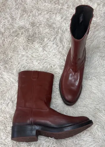 Lacrosse Western Boots Women's Size 8 Waterproof Leather Brown Ankle Boots USA