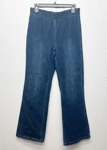 Soft Surroundings Pull On Elastic Waist Dark Wash Womens Pants Jeans Size Medium