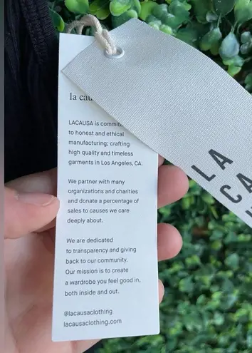 Lacausa - Anthropologie - NWT | Roxy Tank - Sz Large | Black