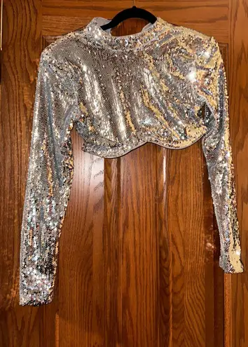 NA-KD Sequin Top