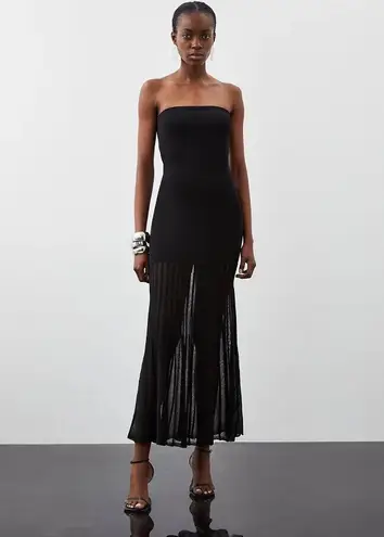 Karen Millen black strapless dress