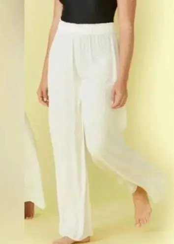 Summersalt (NWT) The Perfect Palazzo Wide Leg Pant, Cream, Size XL