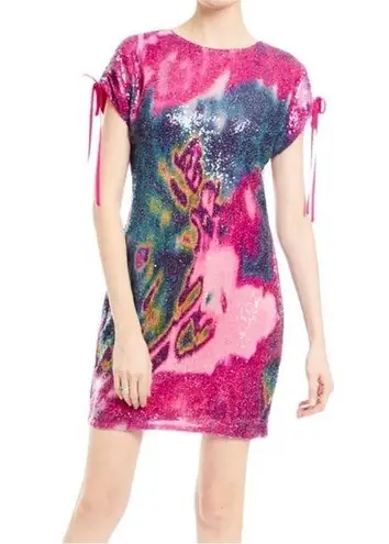 One33 Social sequin fushia pink mini skirt Size 2