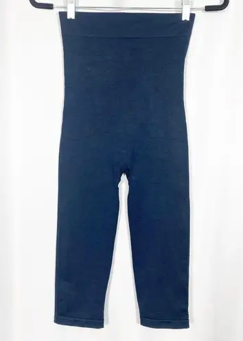 BLANQI Maternity Belly Support Crop Leggings: Navy Blue Size undefined