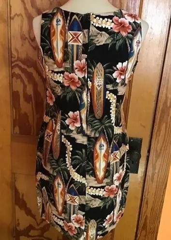 Vintage 90s floral n surf board dress Size L
