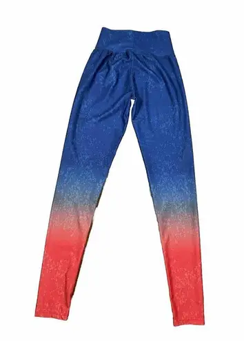 NFL New England Patriots Womens Leggings  Team Apparel Blue Red Small