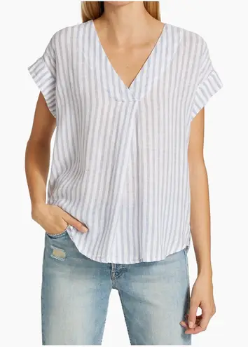 Rails Nala Linen-Blend Blouse Sz L 383