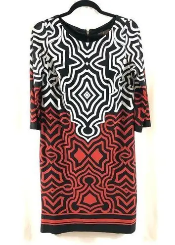 Fenn Wright Manson Shift Dress 3/4 Sleeve US 6
