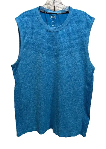 Everlast Sport Sleeveless Athletic Size XL Activewear Top Teal Moisture Wicking Blue
