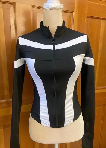 Lavishly Paris NWT, striped lightweight zip up sport jacket