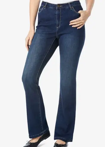 Woman Within  jeans Bootcut Stretch 12 WT plus size 12 wide tall