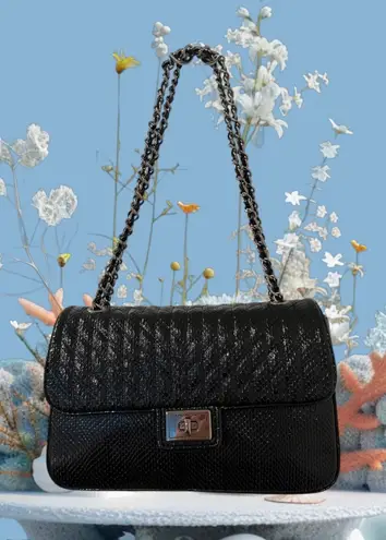 Karl Lagerfeld Paris Agyness Convertible Bag snake NWT