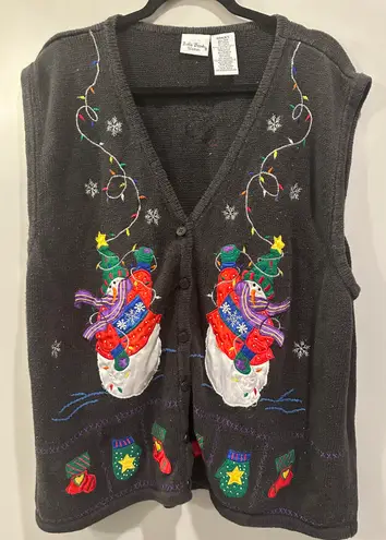 Bobbie & Brooks Vintage Tacky Christmas Sweater Vest