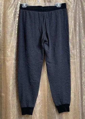 PINK - Victoria's Secret  dark gray/black/white logo comfy sweatpants, size S GUC