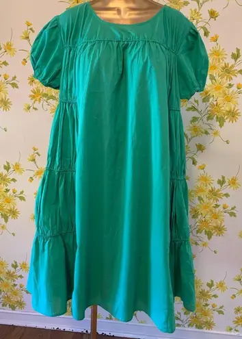 Green Babydoll dress size Medium