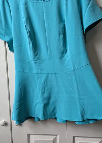 Lane Bryant  NWT aqua blouse 