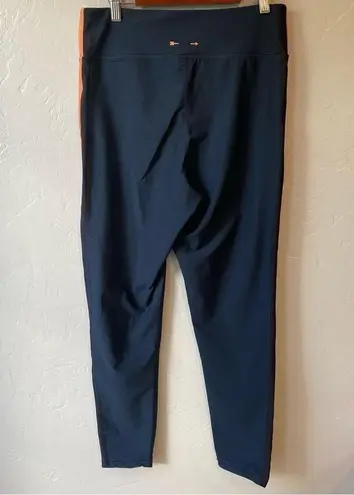 THE UPSIDE Jewel Col Block Midi Legging Pant in Navy Blue Size 10