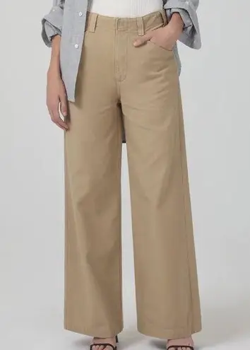 Citizens of Humanity  Paloma Utility Trouser in Khaki Classic