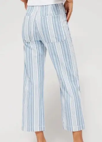 Lacausa 2 Rowan Cotton Pants in Blue Stripes