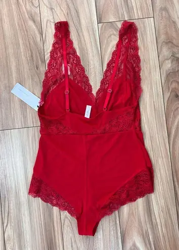 Marilyn Monroe NWT Red Lingerie Bodysuit