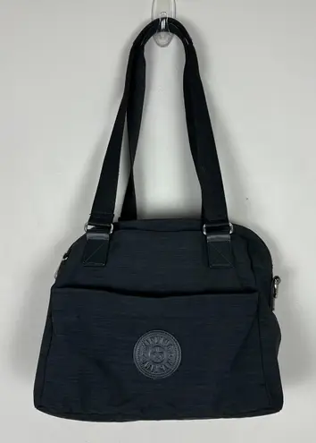 Kipling Shoulder Bag Black Nylon Travel Double Strap Lightweight Solid Medium - Image 1